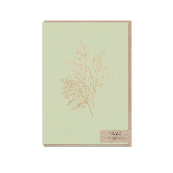 Greeting Card - Sage Hellebores