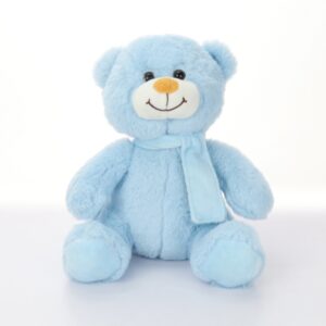 Blue Bear with Scarf Teddy