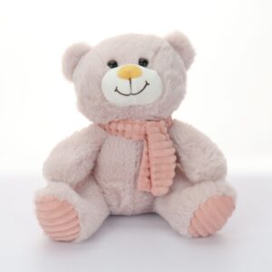 Pink Bear with Scarf Teddy