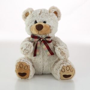 Beige Bear With Ribbon 28cm Teddy
