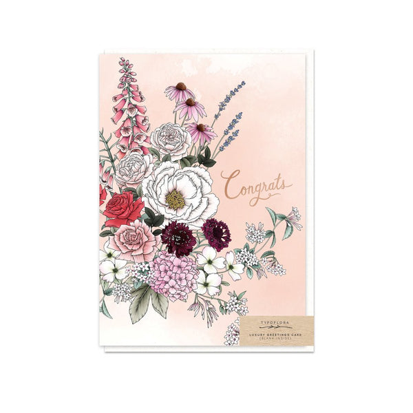 Greeting Card - Wildflower Congrats