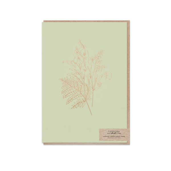 Greeting Card - Sage Hellebores