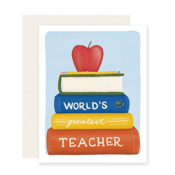 Greeting Card - World’s Greatest Teacher