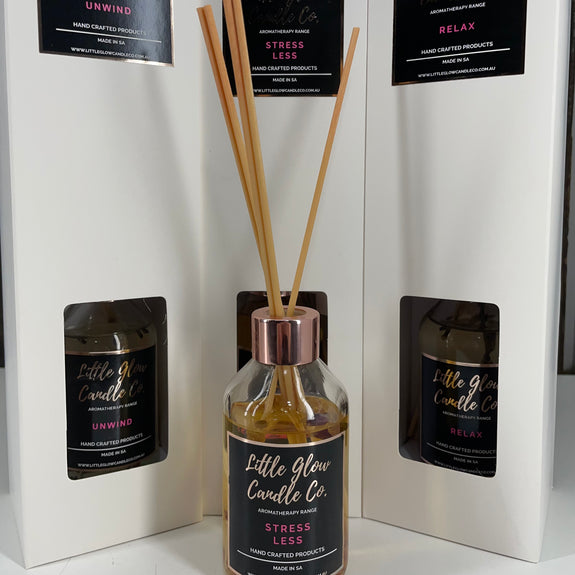 Little Glo Candle Co- Aromatherapy 140ml Botanical Reed Diffuser