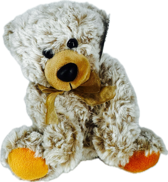 Beige Bear With Ribbon 20cm Teddy