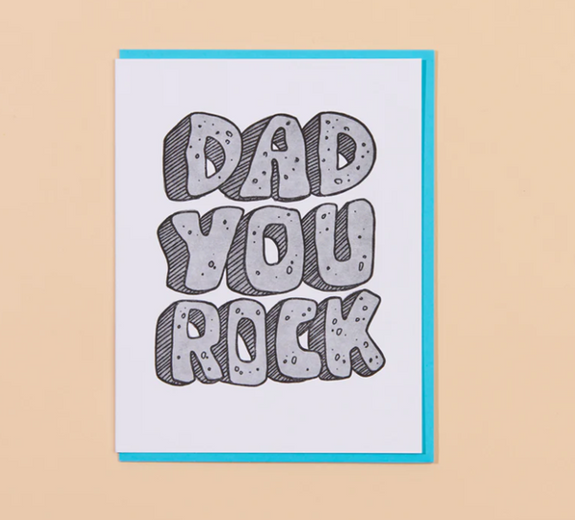 Greeting Card - Dad You Rock