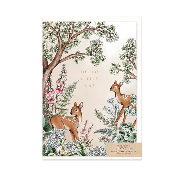 Greeting Card - Deer baby