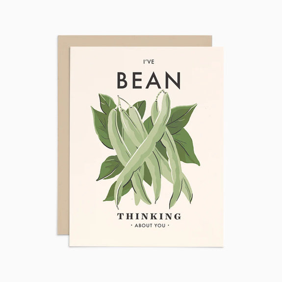 Greeting Card - Bean Thinking About You