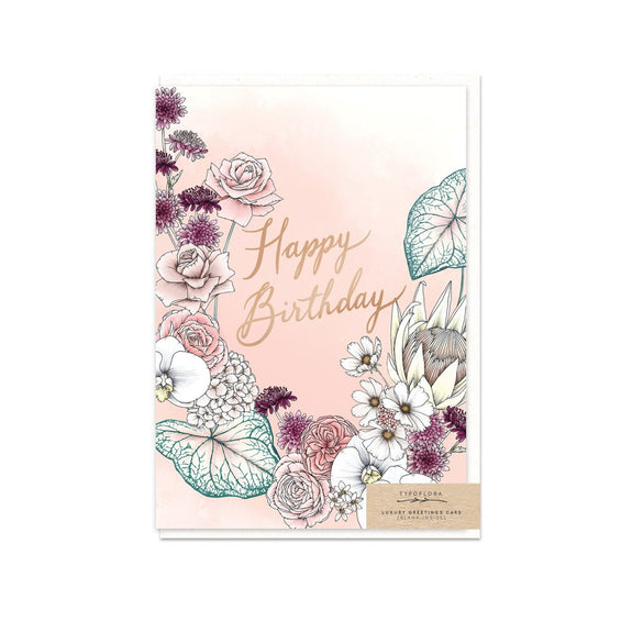 Greeting Card - Rose Birthday
