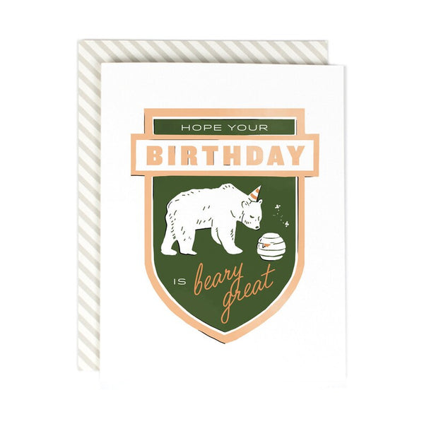 Greeting Card - Birthday is Beary Great